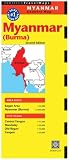 Myanmar/Burma Travel Map Second Edition (Periplus Maps)