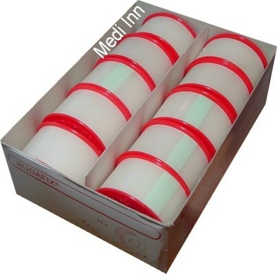 10 x  Pflaster Rudafix Fixierpflaster Hypoallergen 2,5 cm x 9,14 m