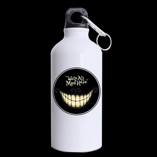 Cartoon Funny Smile Cat Mouth Cheshire Cat Custom Travel Mug Sport Bottle Cup 13.5 OZ Office Home Cup (Printed on two sides)