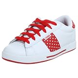  : Osiris Women's Serve Skate Shoe,White/Red/Polka,5 M