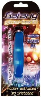 LED Galaxy Band Motion Activated Wristband (Blue) for Electric Daisy Carnival, Dance, Rave, DJ & Clubs