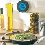Salter 1200 CD Style Electronic Kitchen Scale with clock & Thermometer With Wall Mounted Infra Red Connected Display