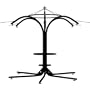 Green Eggs & Hammocks Palapa 6-Person Hammock Chair Stand with Umbrella and Table