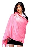 Apparel : Elegant Pashmina Cashmere Shawl / Stole / Wrap (Size 78"x28") - 43 Vibrant Colors CLEARANCE SALE