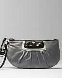 bebe Satin Jeweled Wristlet