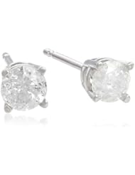 10k Gold Round-Cut Diamond Studs (1/2 cttw, J-K Color, I2-I3 Clarity)