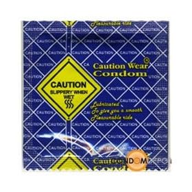 Caution Wear Condoms - Slippery When Wet - Pack Size - 12 Pack