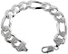 22 in. Sterling Silver 9/16 in. (14.0mm) Heavy Figaro Chain, NICKEL FREE