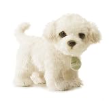 Maltese Plush Animal, 12 Inches (Mimi, Aurora World Nature Babies) Stuffed Puppy Dog