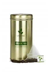 Veria 100% Certified Organic Earl Grey Tea (16 Count Sachet Tea Bags)