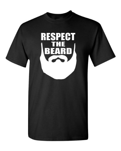 Respect The Beard Adult T-Shirt Tee