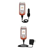 Essential Kit for the Sony Ericsson W600 W600i - includes Car and Wall Charger with Rapid Charge Technology - Gomadic Brand w/ TipExchange Technology