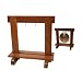 Gong Stand - Solid Rosewood (10 holding size)