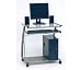 Champagne/Clear Glass Computer Cart Portofina Collection by Studio RTA - 10735