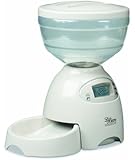 Aspen Pet LeBistro Portion Control Automatic Pet Feeder, Black, 5 pounds.