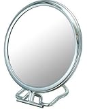 Mirror Image 7X-1X Chrome Purse Mirro with Travel Pouch 06047