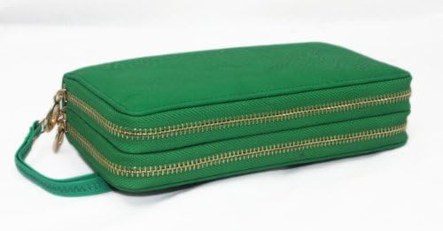 SORRENTINO Sori Collection Wallet with Double Zipper and Wristlet 8000
