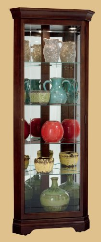 Staffordshire Display Case (Royal Cherry) (72"H x 28"W x 16"D)