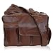 Diaper Dude Messenger II in Brown Pleather