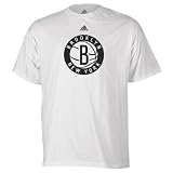 NBA Brooklyn Nets Men's Secondary Logo Tee (White, X-Large)