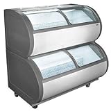 Excellence DS-48DT Dual Temperature Ice Cream Freezer Merchandiser - 15.9 Cubic Feet