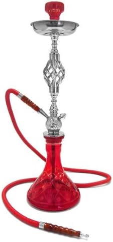 Helix Red (2 Hose) Hookah - New+free Gift