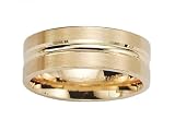 8mm Comfort Fit Wedding Band - 14kt White or Yellow Gold LIFETIME WARRANTEE