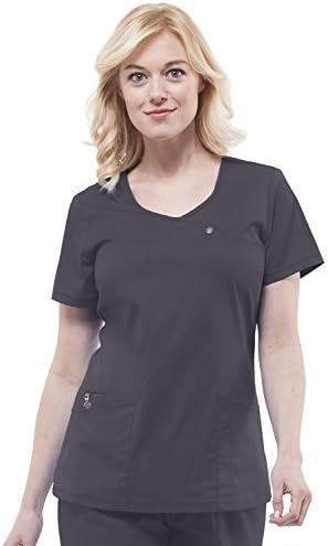 Healing Hands Green Label Angie Top (Pewter, M)
