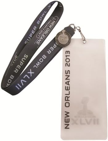 Super Bowl XLVII (47) Lanyard, Ticket Holder and Pin - Ravens vs 49