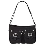 Xhilaration Small Top-Zip Bag - Black