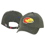 Kansas Jayhawks "Logo" Adjustable Baseball Hat - Charcoal