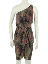 Greylin Drop Shoulder Print Dress