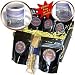 Perkins Designs Animals - Fish Bones features digital fish skeleton resting in shallow ocean waters - Coffee Gift Baskets - Coffee Gift Basket
