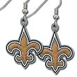 New Orleans Saints Dangle Earrings (Set of 2) - NFL Football Fan Shop Sports Team Merchandise