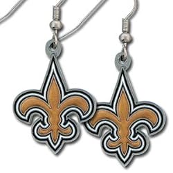 New Orleans Saints Dangle Earrings (Set of 2) - NFL Football Fan Shop Sports Team Merchandise