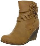 XTI Woman Wedges Bootie XTI25437 AU12, Damen Klassische Halbstiefel & Stiefeletten, Braun (cognac 159), EU 38
