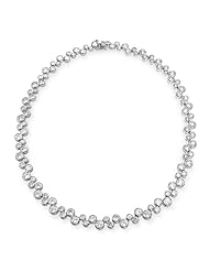 Bling Jewelry Cubic Zirconia .925 Sterling Silver Bubble Necklace