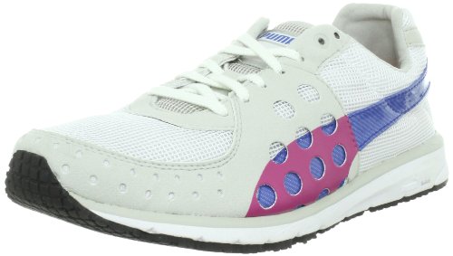 PUMA Faas 300 Damen Laufschuhe, WeiÃ?/Silber/Blau, 37.5