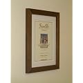 H7 Mocha Frame with White Mount 20"x16" for Pic Size A3