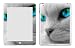 Bundle Monster Apple Ipad 2 Tablet Vinyl Skin Cover Art Decal Sticker Protector Accessories - Blue Kitten Eyes