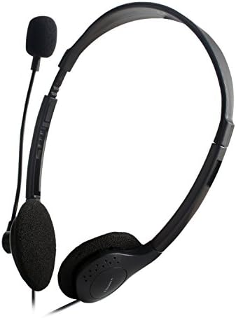 TechTent® Headphone with Microphone Best for Chatting - Black