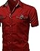 Youstar Men's Short Sleeve Button Down Shirts