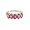 14K Rose Gold Ladies Pink Tourmaline 5 Stone English Victorian Style Ring - Finger Sizes 5 to 12 Available