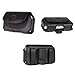 Leather Case Cover Sideways Horizontal Pouch Holster With Belt Clip and Magnetic Closure For ATT ZTE Z221 Z222 Z331