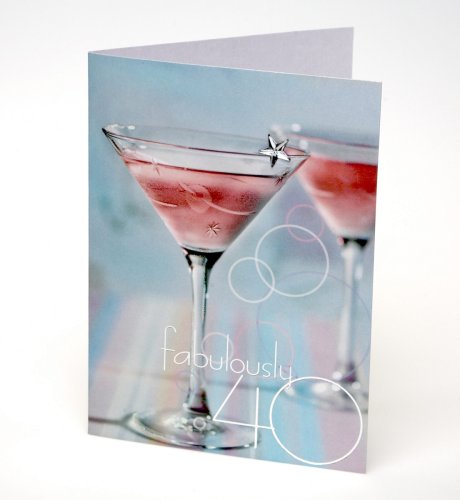 40th Birthday Cocktail Card