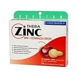 Cold Season Plus Zinc Echinacea Drops, Cherry-Mint Flavor, 20-Count Package (Pack of 5)