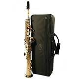 Barcelona 2 Series Soprano Saxophone with Case and Accessories - Gold Lacquer Plated