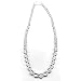 Sterling Silver Graduated Bead 18in Necklace - Artisan Handcrafted In Mexico