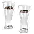 Colorado Avalanche NHL 2pc 16oz Pilsner Glass Set - Primary Logo by Great American Products