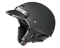 Raider Deluxe Half Flat Black Large Helmet
